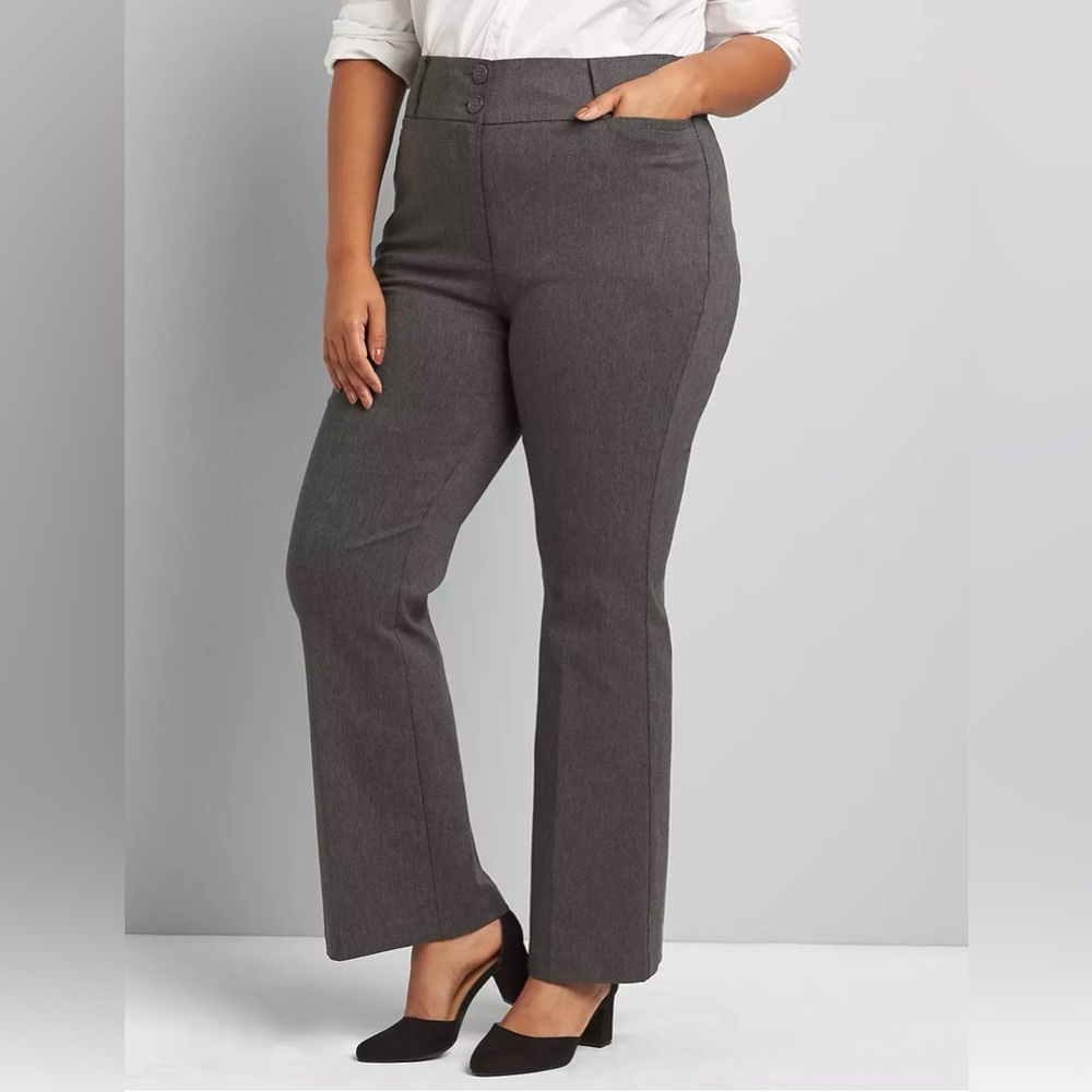 Lane Bryant women’s size 26 tummy control double button trousers
